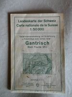 Landeskarte der Schweiz GANTRISCH 1962