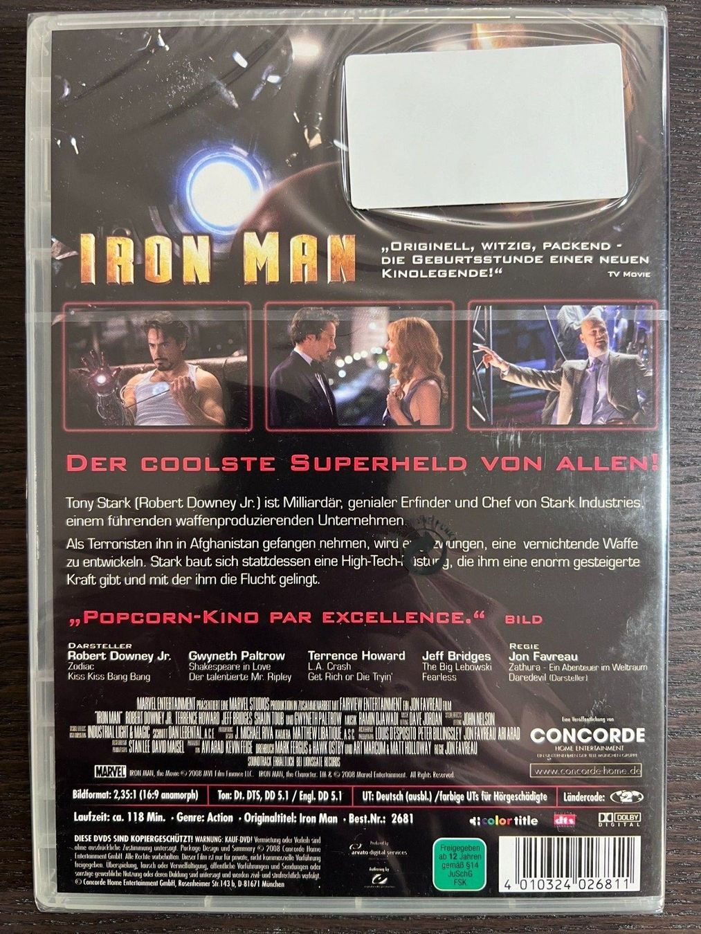 Tutti i DVDs: Iron Man – Nuovo e nell'imballaggio originale da Zürich venduto da FilmFreunde 1