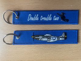 1 Schlüsselanhänger P-51 Double Trouble Two