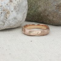 Silberring rosevergoldet Grösse 56