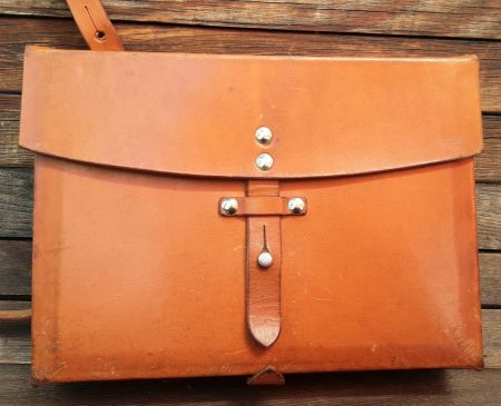 Armee Ledertasche,Kartentasche 1974,Militär