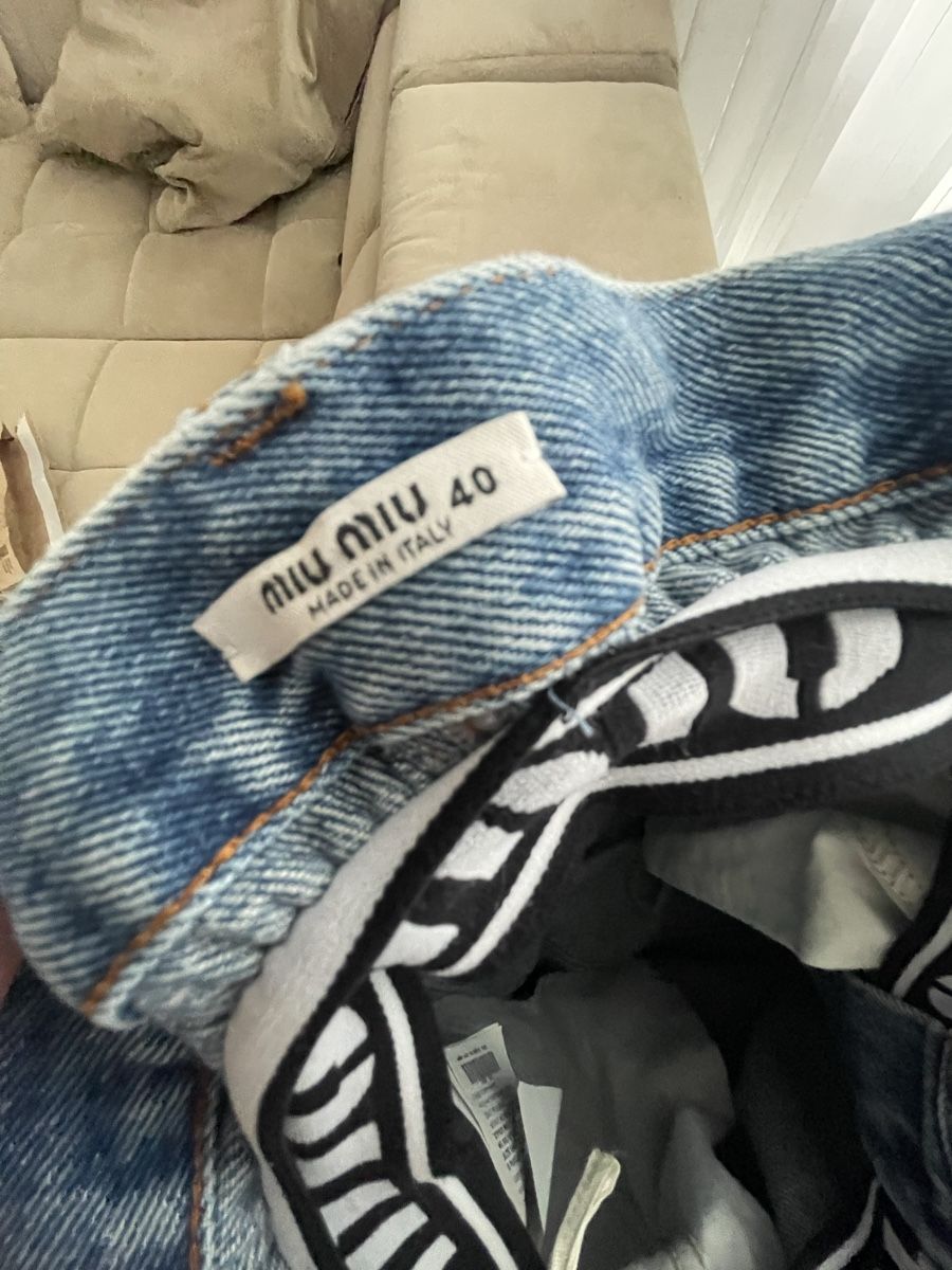 Miu Miu Gonne: Miu miu denim midi skirt – Nuovo (secondo la descrizione) da Brugg AG venduto da Lovelux73 8