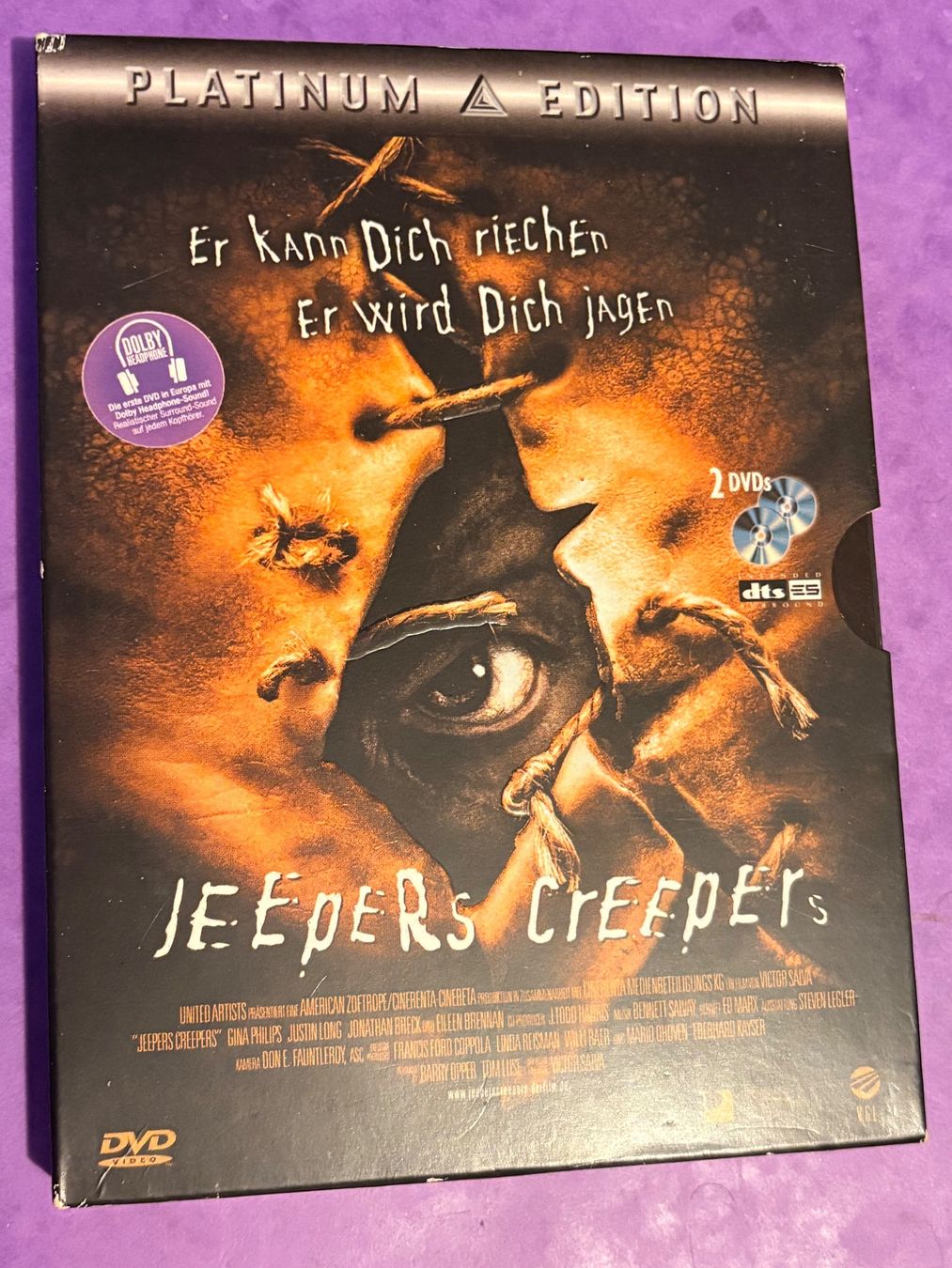 Alle DVDs: Jeepers Creepers  Platinum Edition – Neu (gemäss Beschreibung) aus Spreitenbach von SwissTradeMan