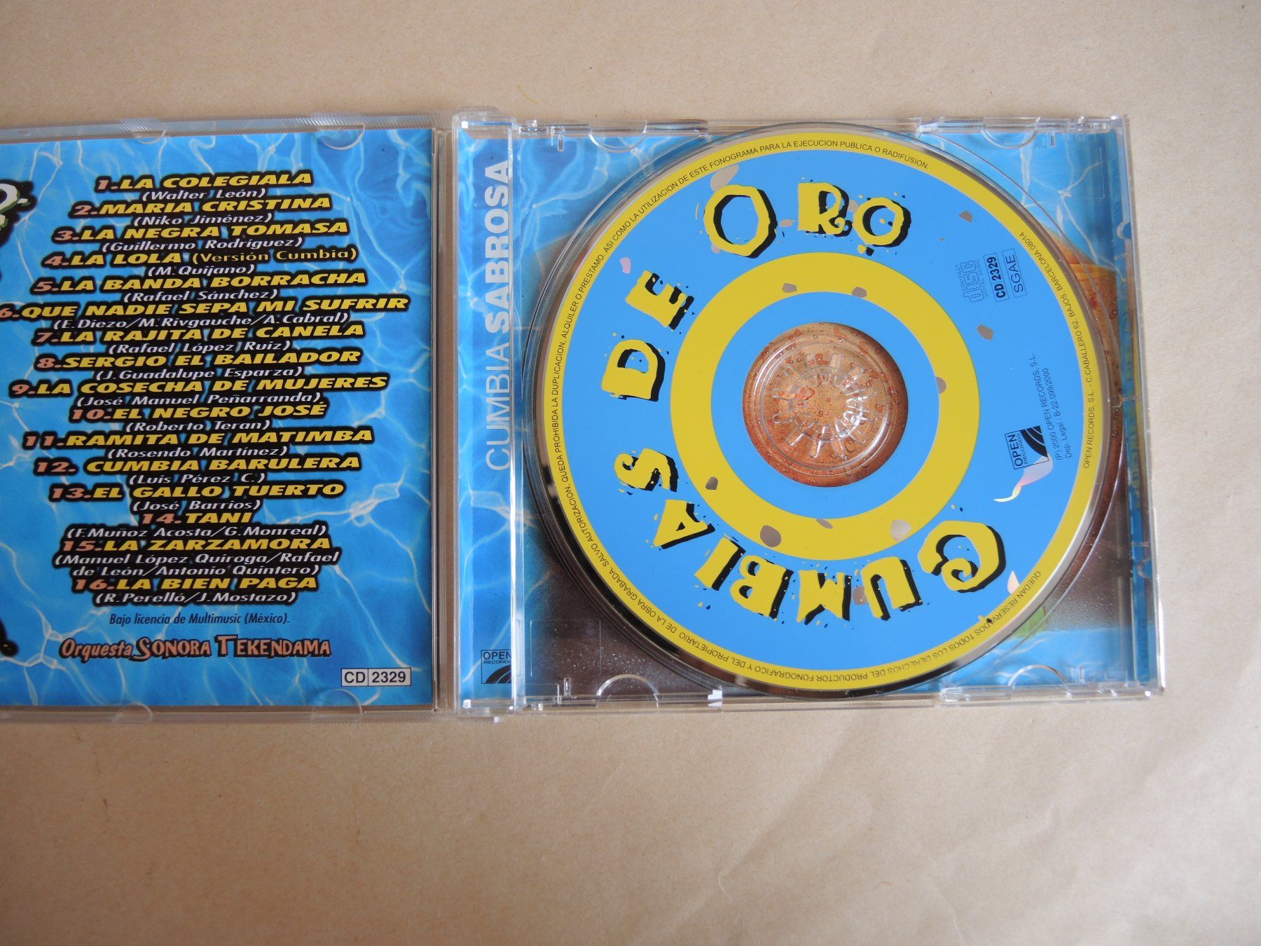 CDs: Cumbias de Oro CD -  Orquesta Sonora Tekendama – Gebraucht aus Rorschach von maeck8 1