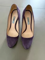 Prada Pumps Wildleder violett in gutem Zustand Grösse 39,5