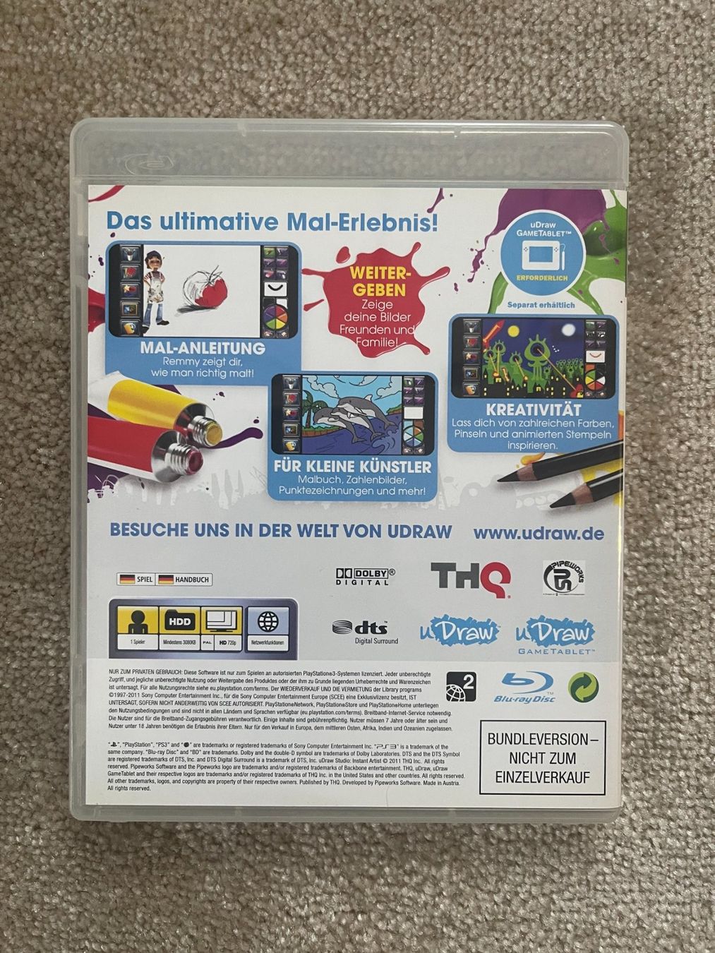 Sony Spiele: uDraw Studio: Instant Artist, Sony Playstation 3, PS3 – Gebraucht aus Couvet von nay_prh5 2