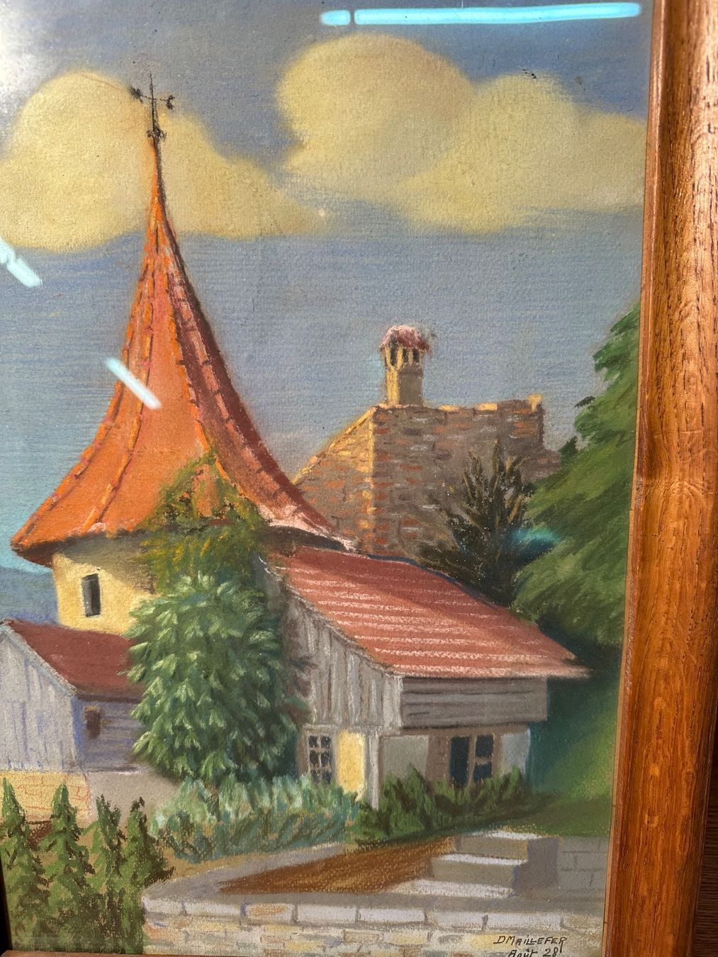 Tableaux: Tableau paysage . – D'occasion à Lausanne par artnouveau04 1