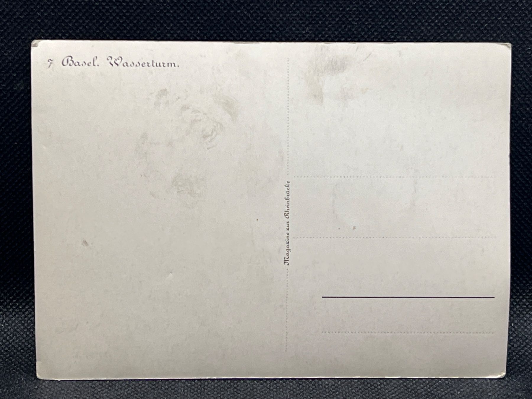 Ansichtskarten: Basel, Wasserturm – Gebraucht aus Widnau von Brusi9 1