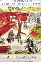 Marc Chagall, Vintage Lithographie 1963