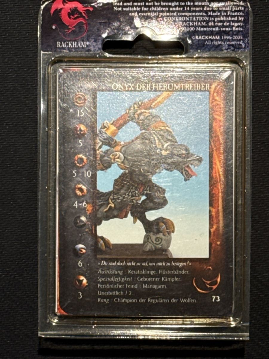 Statuette: Rackham Confrontation Miniatur Onyx der Herumtreiber – Usato da Bischofszell venduto da Ascorb 1