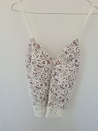 Imperial Top Spitze Weiss Grösse S guter Zustand