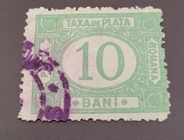 Rumänien Steuermarke alte briefmarke