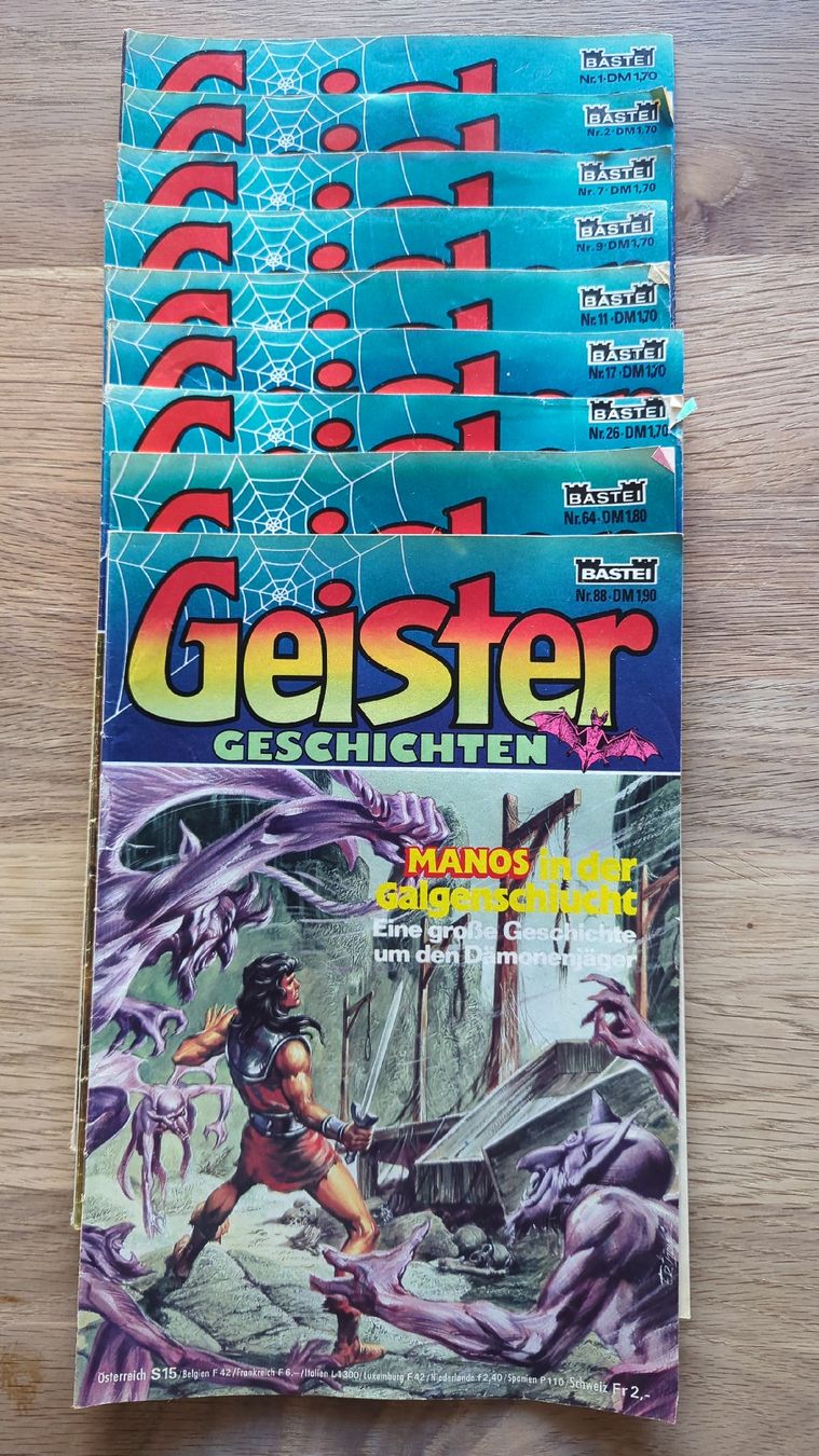 Fumetti: Geister Geschichten Comic Bastei – Usato da Rupperswil venduto da Svelos