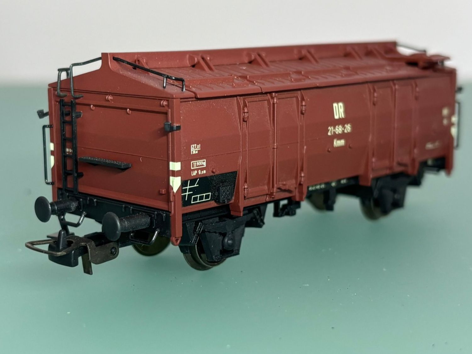 Piko Modellini di ferrovie: DR speziell Klappdeckelwagen Kmm21 – Nuovo (secondo la descrizione) da SION venduto da pef999 5