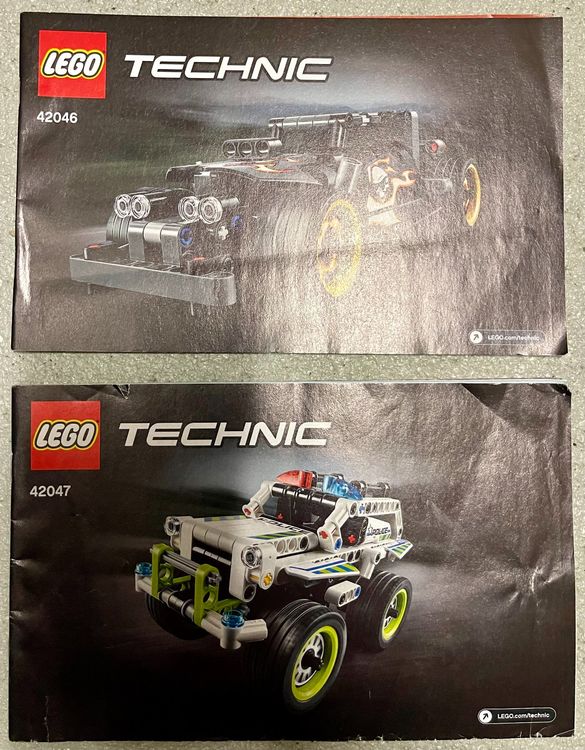 Lego 42046 & 42047 - Getaway Racer / Police Interceptor (Gebraucht) in ...