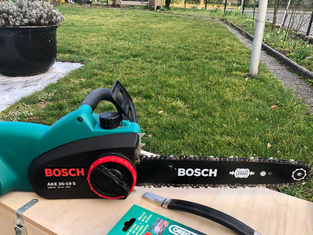 Kettensäge Bosch Elektro AKE 3519 S (Gebraucht) in Biel/Bienne für CHF — free download