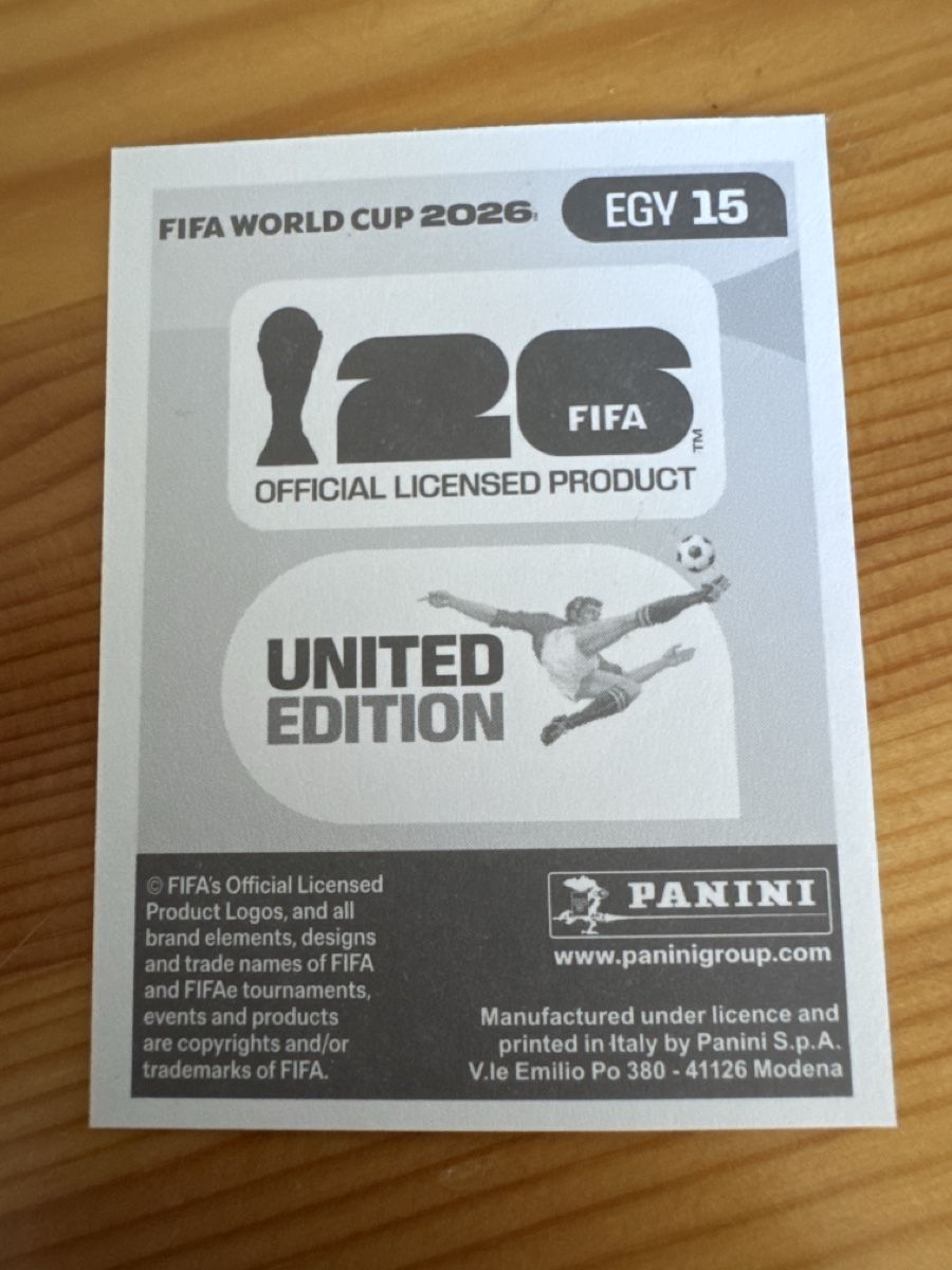 Panini Carte collezionabili: Sticker Panini FIFA World Cup 2026 Eman Ashour Egy – Usato da Vesenaz venduto da miguelfdfrade 1