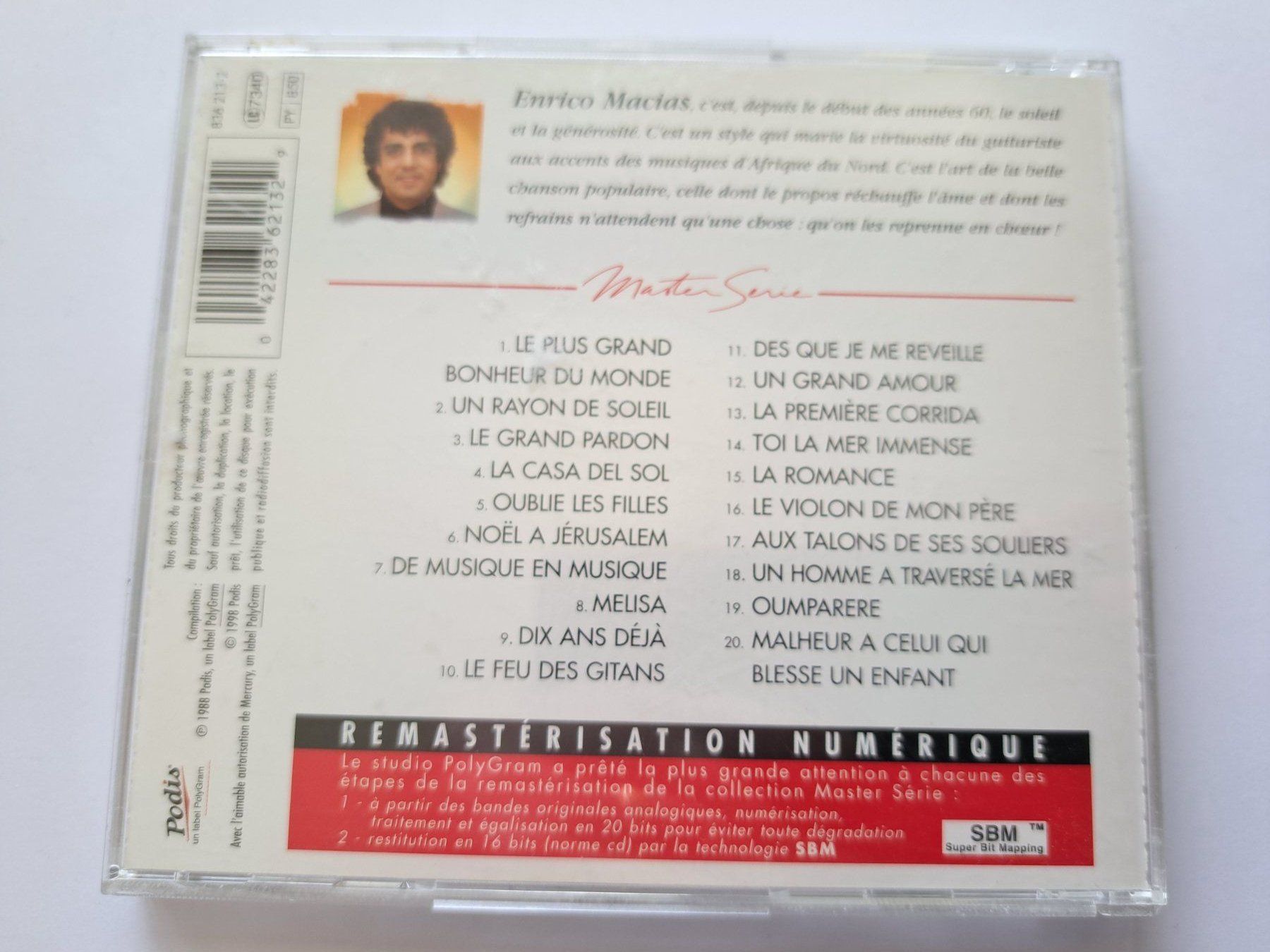 CD: Cd Enrico Macias - Master Série volume 1 – Usato da Pully venduto da bro_n52j 1