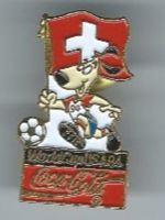 WM 1994 Pin,Coca-Cola, Schweiz