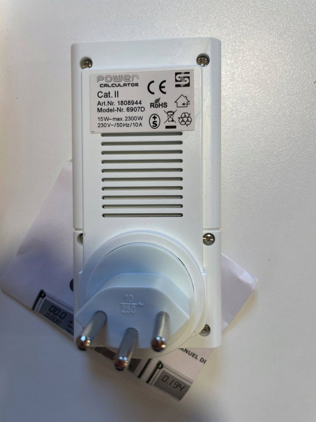 Misurare: Digitales Energie-Verbrauchsmessgerät – Usato da Affeltrangen venduto da Mowgli_123 4