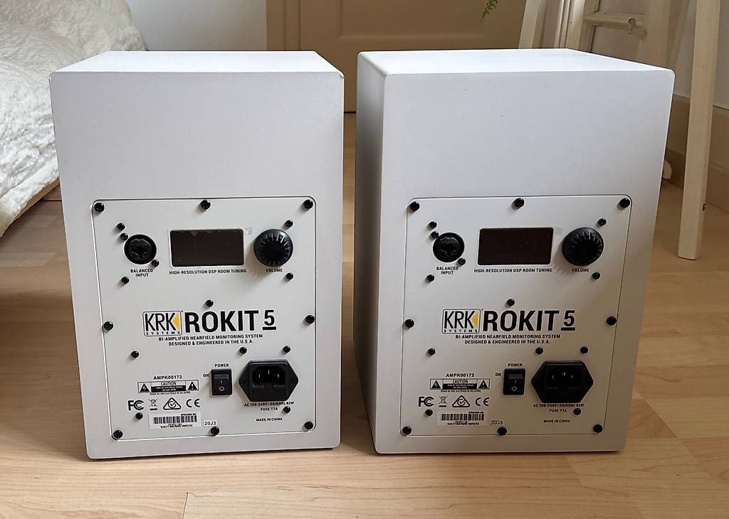 Casse acustiche: KRK Rokit 5 G4 Studiomonitoren weiss – Usato da Uettligen venduto da limbo3000 1