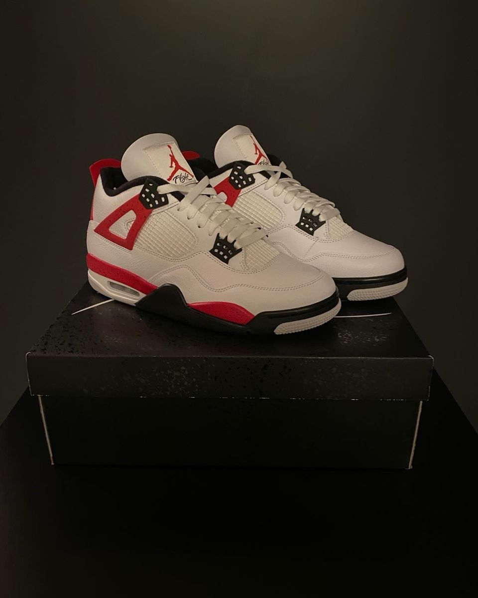 Jordan Scarpe da uomo: Jordan 4 Retro Red Cement – Nuovo e nell'imballaggio originale da Cademario venduto da Clemverkauft