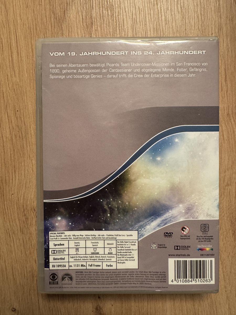 Tutti i DVDs: Star Trek The Next Generation Staffel 6 DVD Box Set – Usato da Biberist venduto da etesummer 1