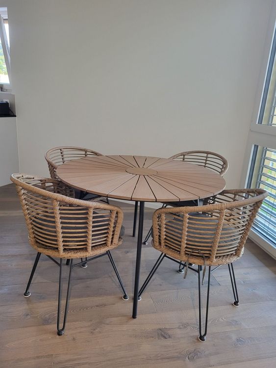Runder holz Gartentisch Jysk Kaufen auf Ricardo