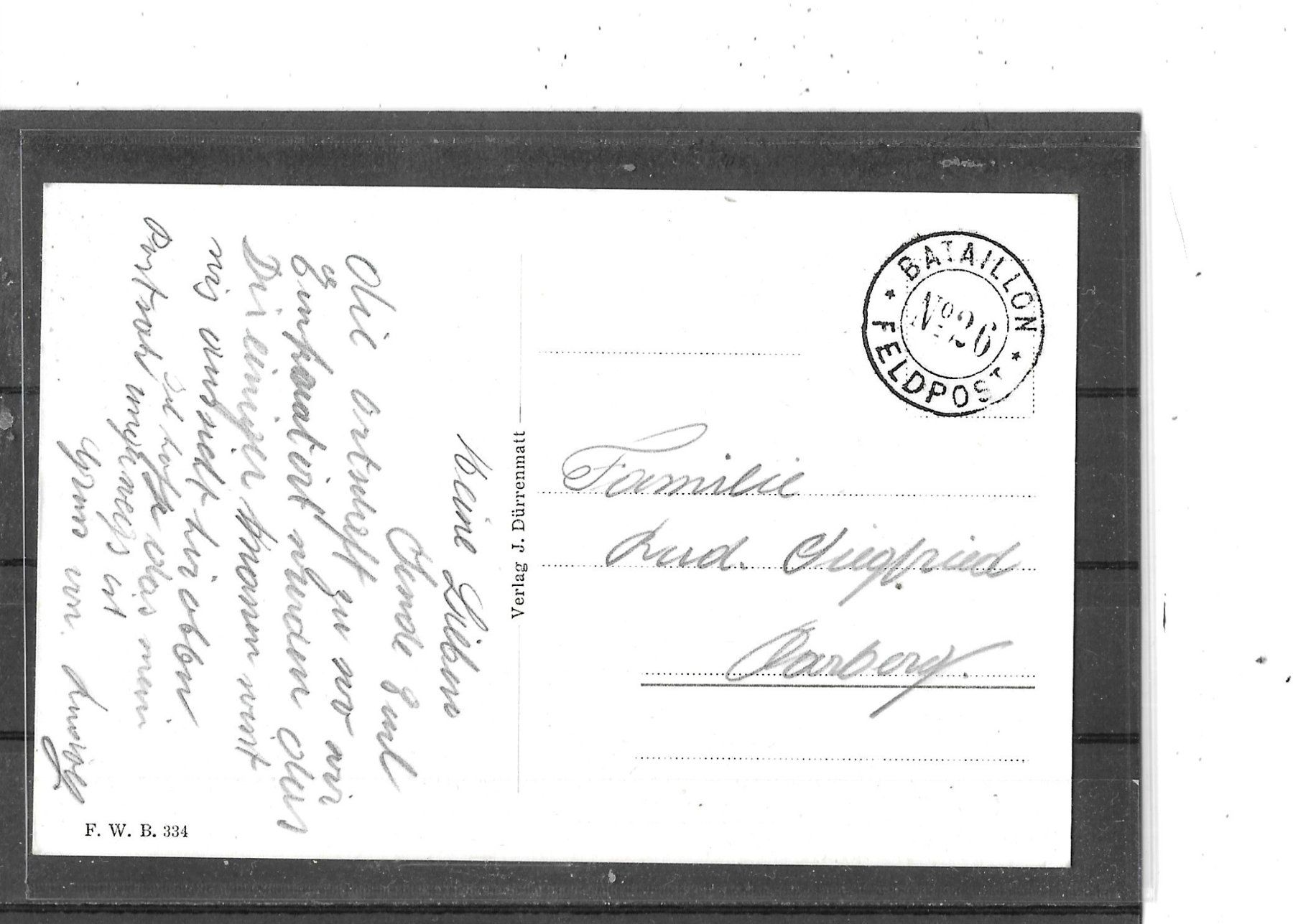 Cartoline postali: BE Oberbalm – Usato da Schocherswil venduto da Wilare 1