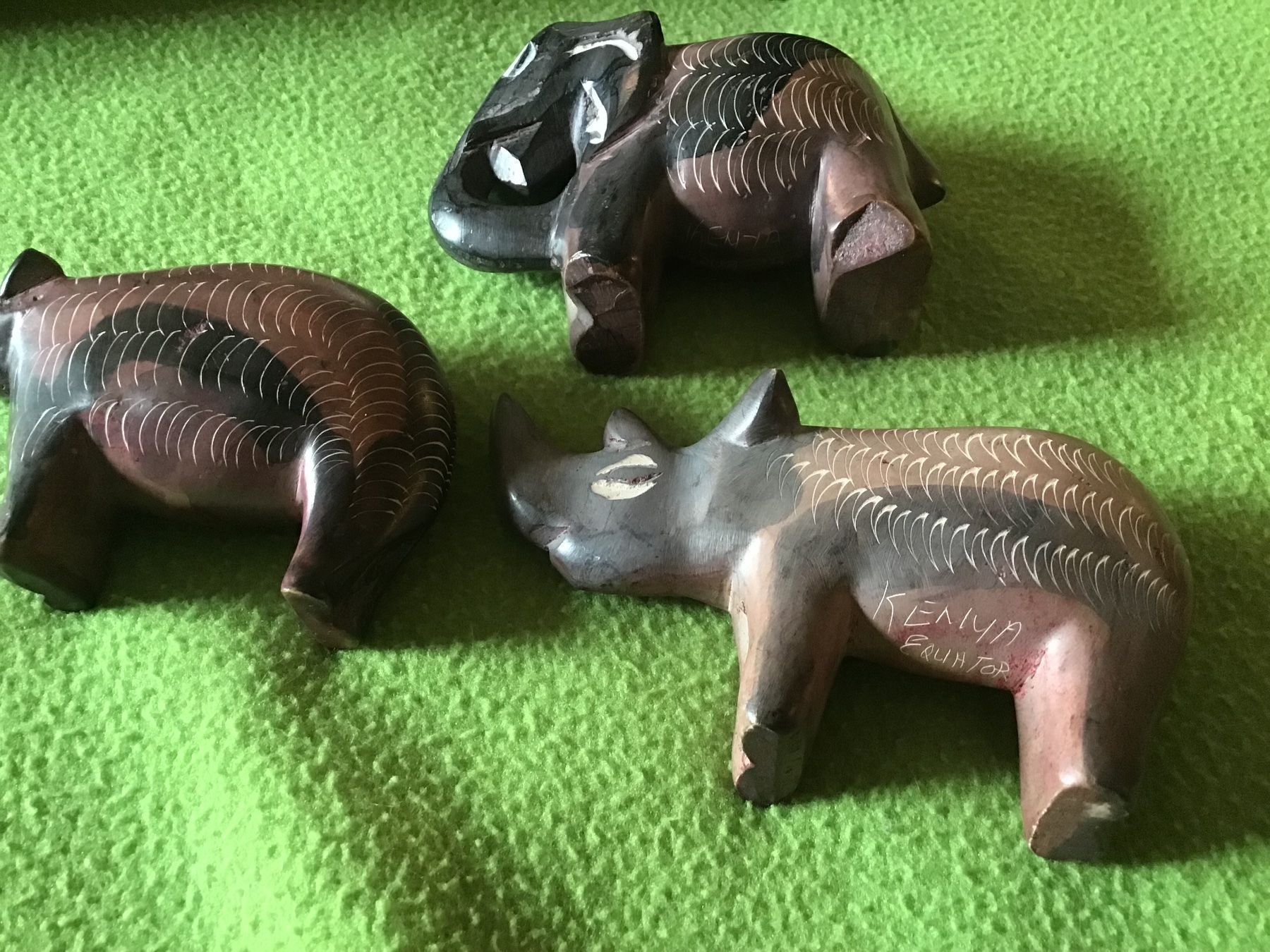 Statuette: Elefant, Nashorn, ohne Nilpferd – Usato da Trimbach venduto da Lexli11 4