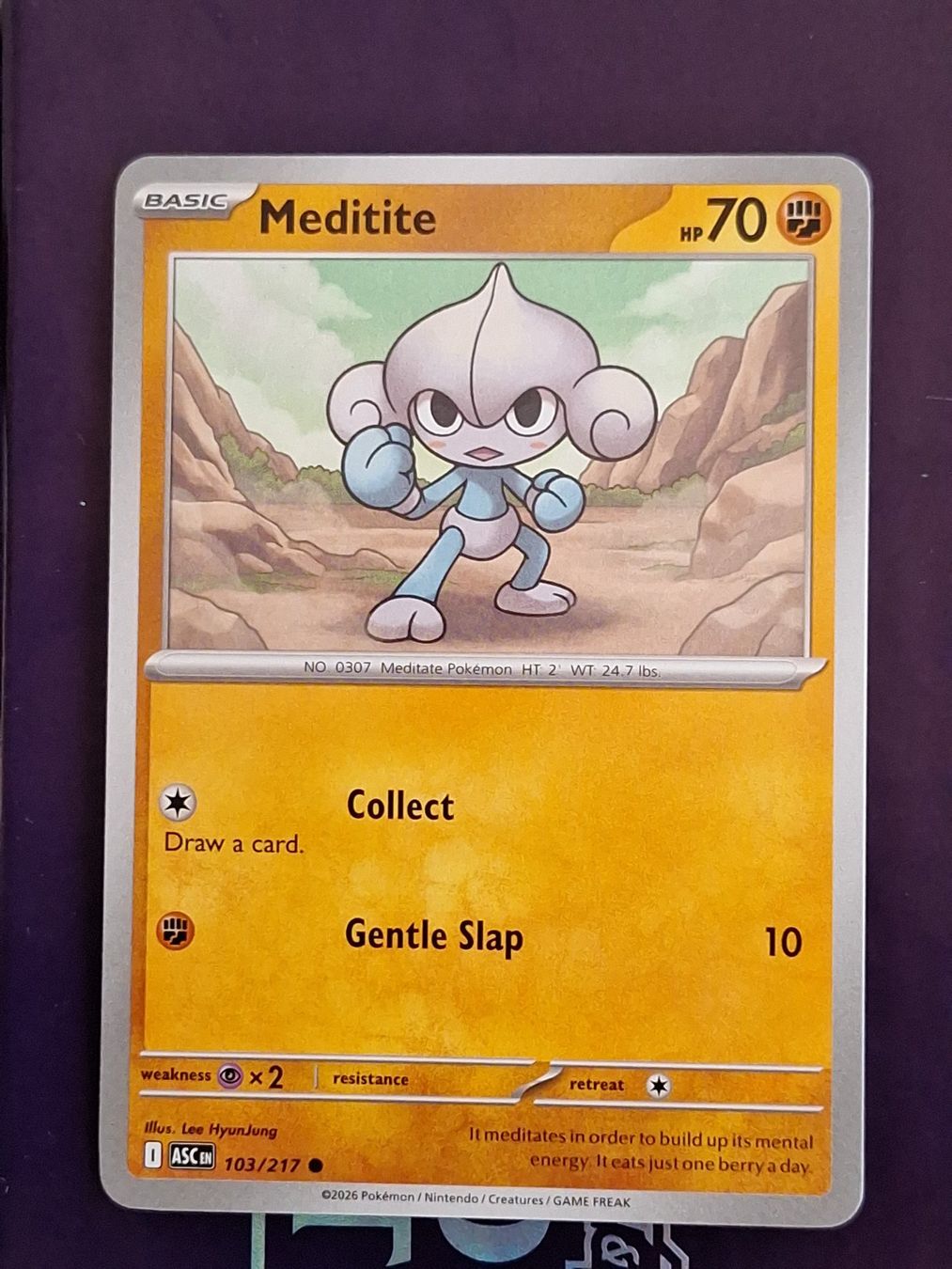 Pokémon Carte collezionabili: Meditite - Pokemon Ascended Heroes – Usato da Altstätten SG venduto da GGsGameshop