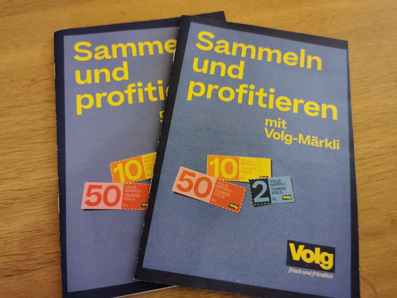 Volg Märkli / ein volles und ein angefangenes Heft (Neu (gemäss ...