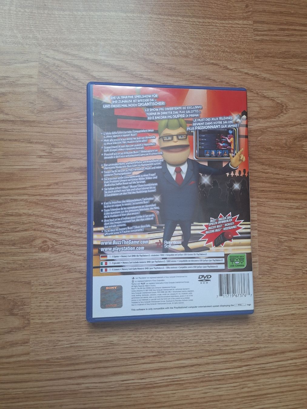 Sony Giochi: Buzz The Big Quiz PS2 mit 4 Buzzer Top Zustand – Usato da Lütisburg Station venduto da RetroGamingCH 2