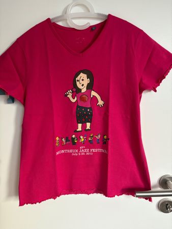 🎵 T-shirt officiel Montreux Jazz Festival 2013 pour fille,