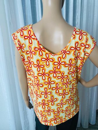 perfekter Auftritt - seltenes Träger-Shirt, rot/orange, 44