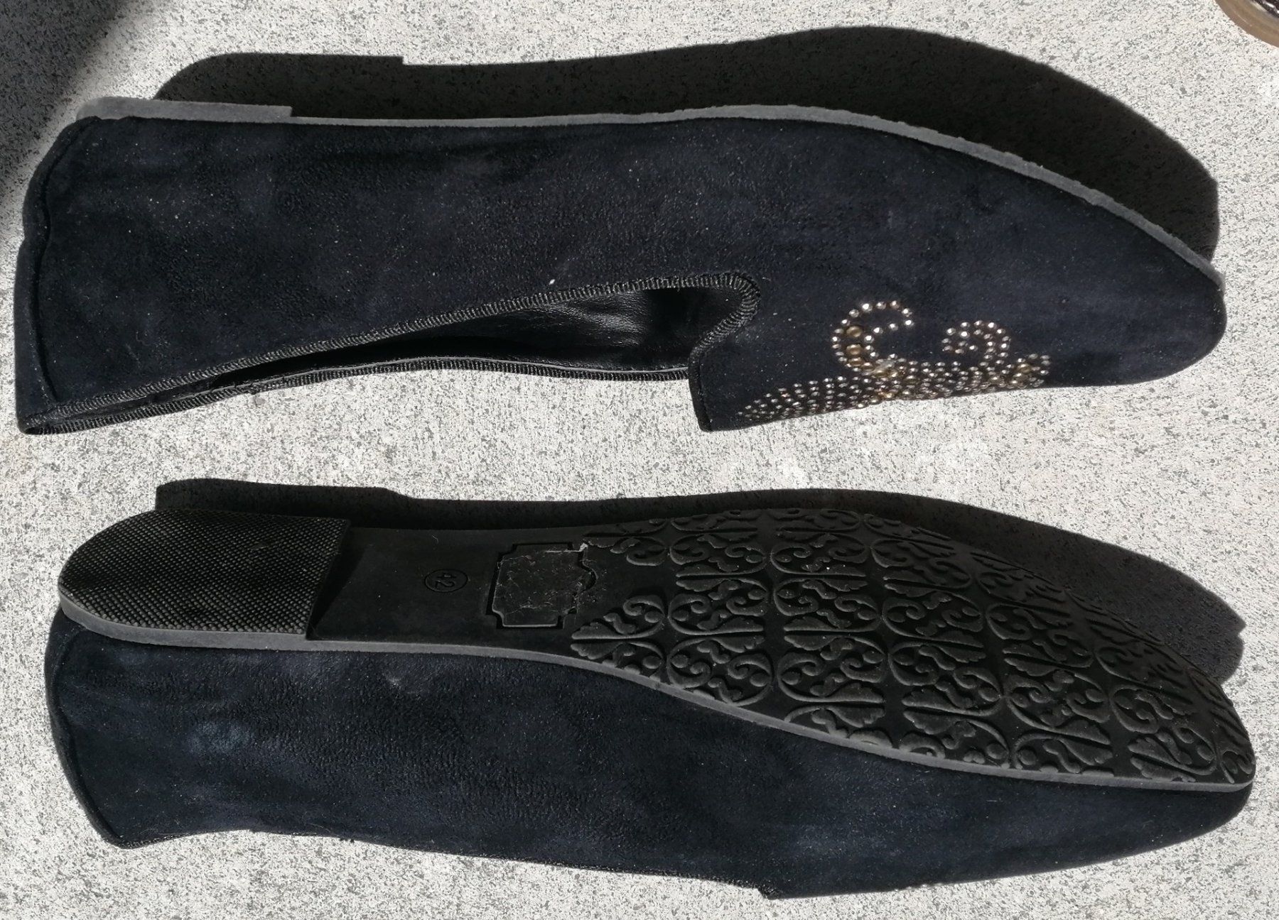 Cube Scarpe da donna: Schicke, schwarze Damen-Ballerinas, Cube, Gr. 42 – Usato da Schaffhausen venduto da Domifran 2