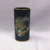 Yadis Vase Handarbeit Griechenland 24.C Gold Pfau