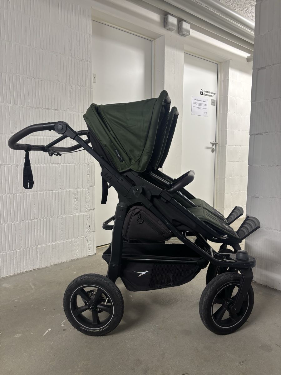 TFK Carrozzine: TFK Duo 2 dunkelgrün – Usato da Wabern venduto da mikuonen 3