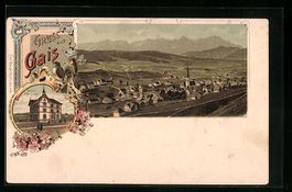 Litho Gais, Gesamtansicht, Neues Schulha