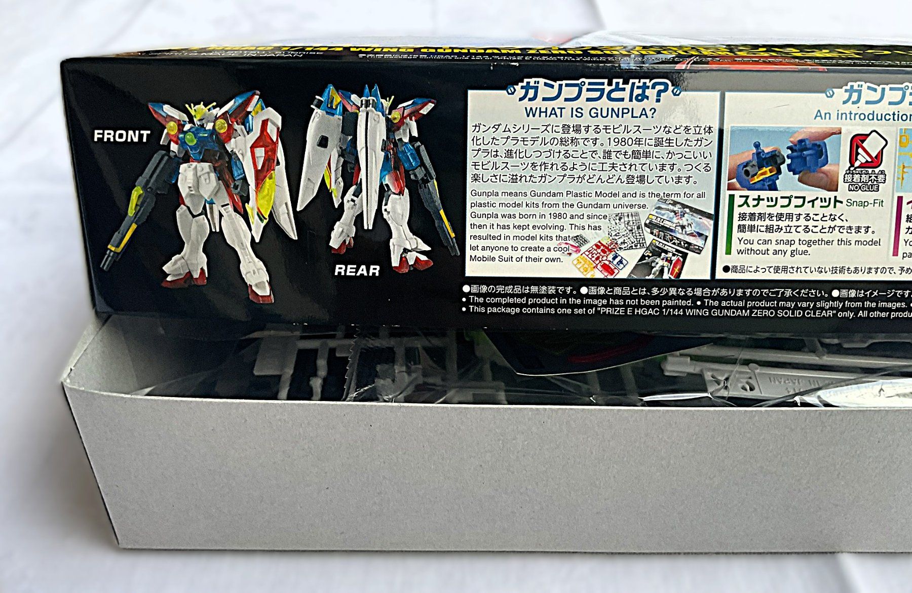 Bandai Kit di modellismo & Modellini statici: HGAC Wing Gundam Zero Solid Clear E-Preis Ichiban Kuji 2024 – Nuovo (secondo la descrizione) da Rütihof venduto da AkibaVault 2