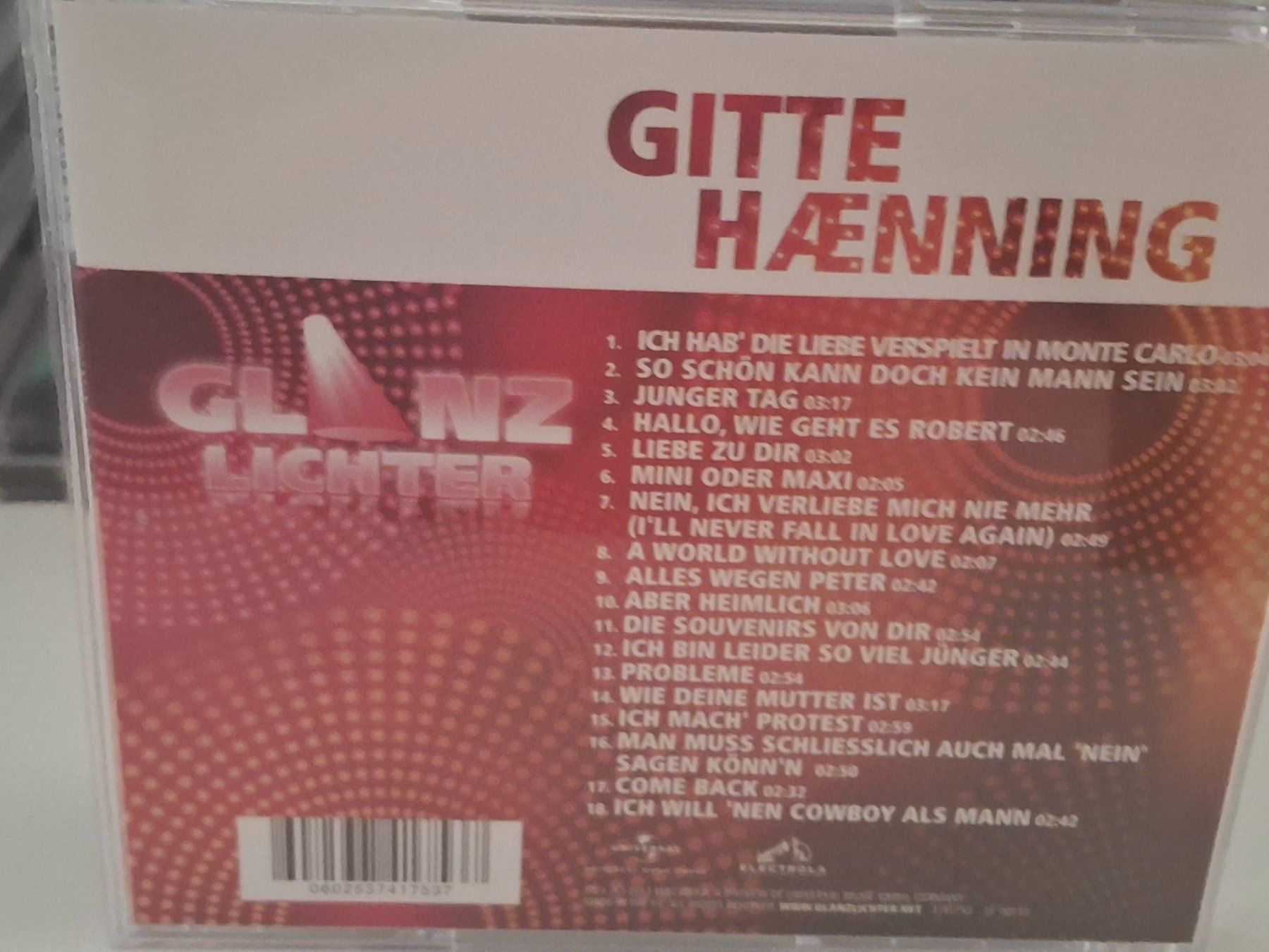 CD: CD Gitte Hænning -   Glanz Lichter – Usato da Aarberg venduto da Jackup1 1