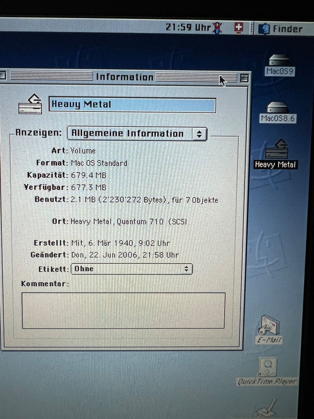 Disques durs: Harddisk Quantum Lightning ProDrive – D'occasion à Steckborn par rboelsterli 1