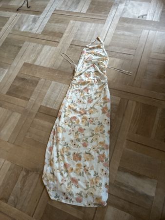 Pull and Bear dress floral print size M long cut