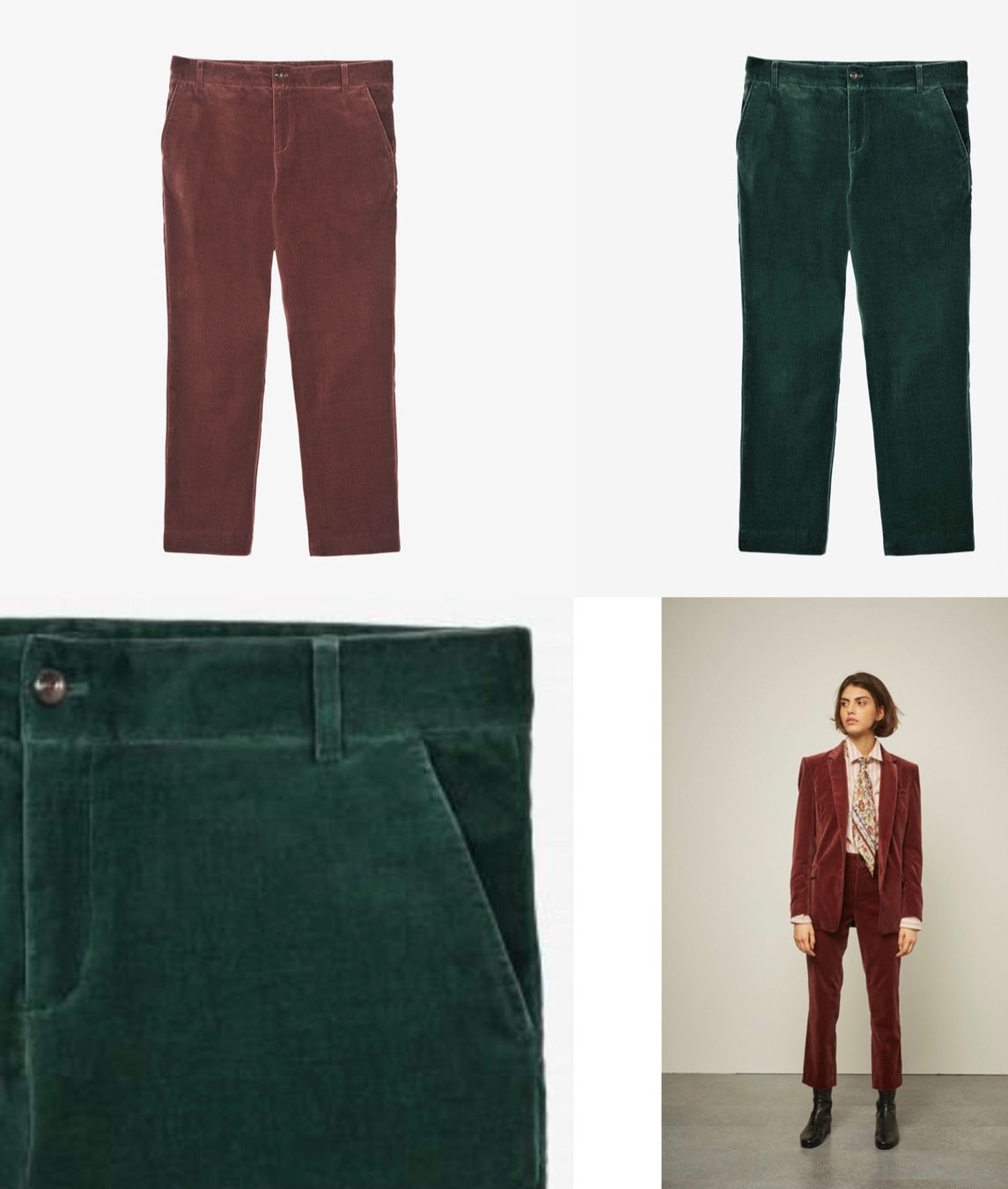 Soeur Pantaloni: SOEUR Paris Designer Samthose Cropped Mod. Chloé – Usato da Besazio venduto da lionheart63