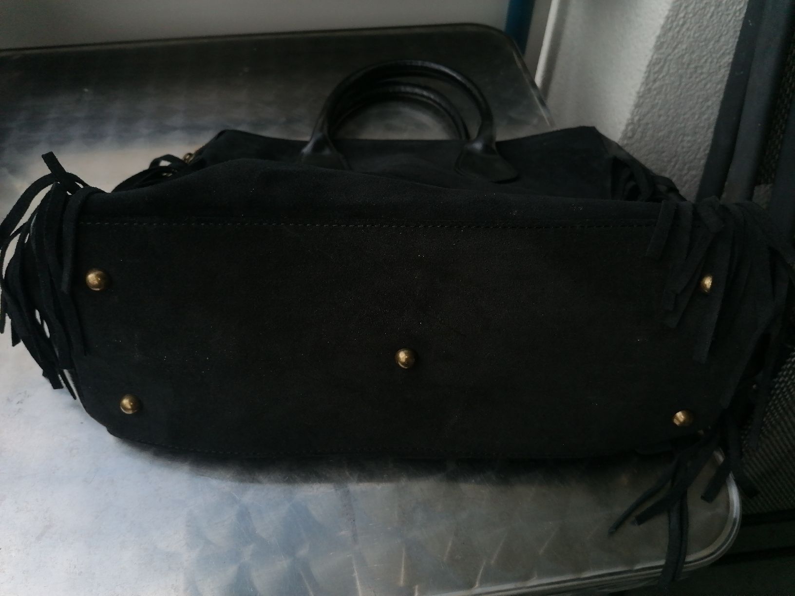 Borse da donna: SCHWARZE WILDLEDERTASCHE CRISTINA GAVIOLI – Usato da Pratteln venduto da ThereseZ 1