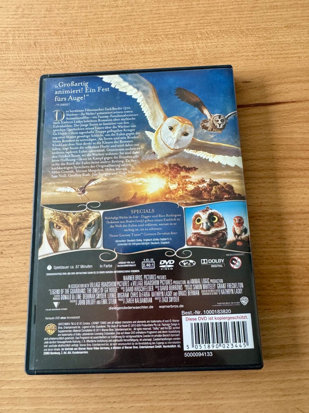 Alle DVDs: DVD - Die Legende der Wächter – Gebraucht aus Gersau von walin_6442 2