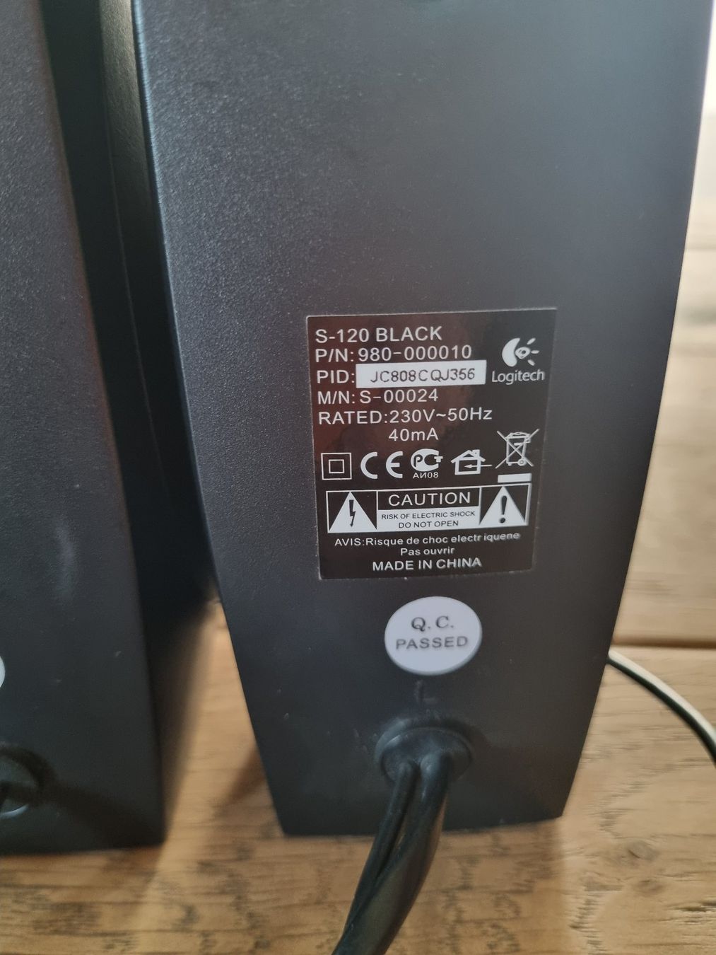 Logitech Lautsprecher: Enceintes Logitech S-120 noires bon état – Gebraucht aus Lavey-les-Bains von Etre-Ange 2