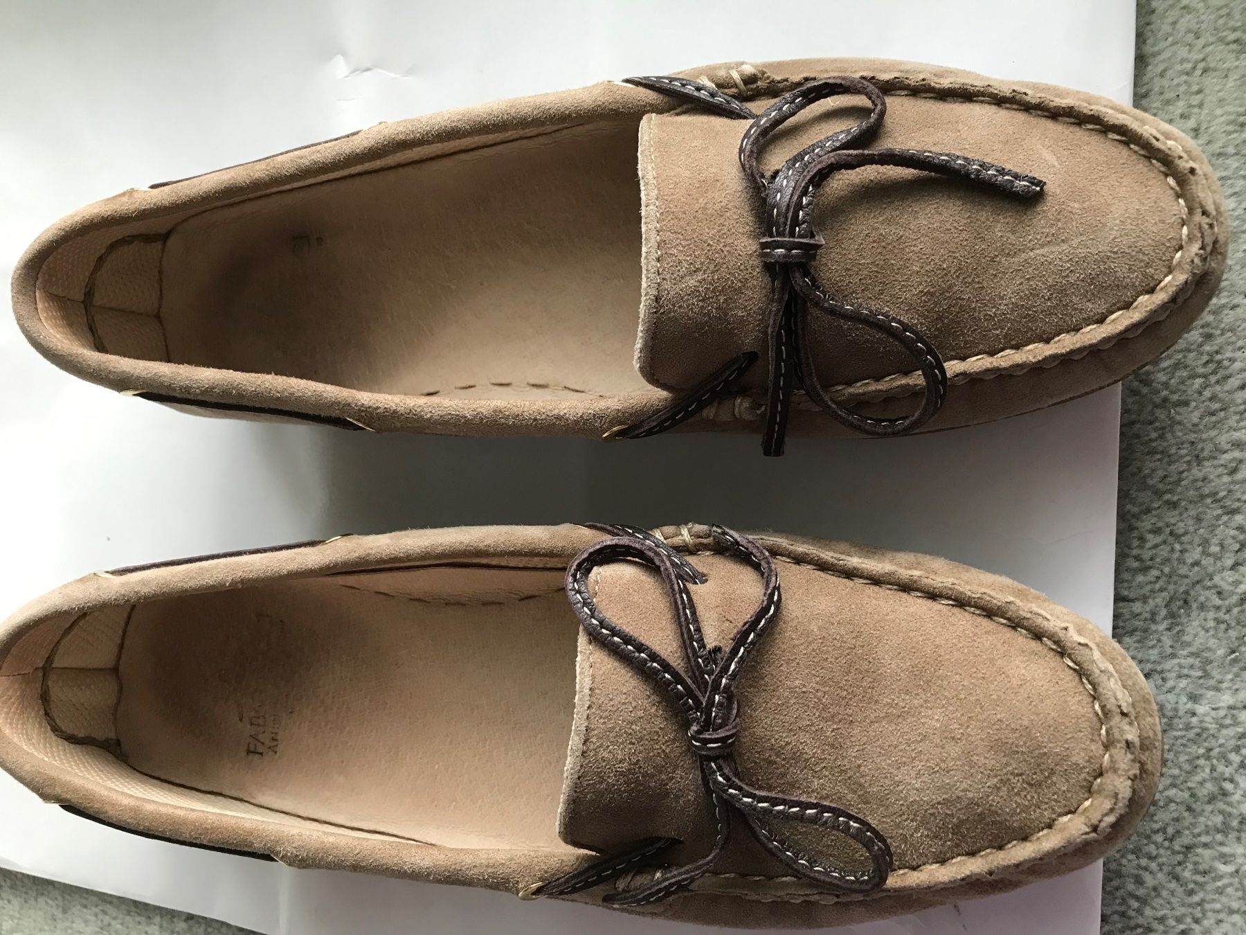 Damenschuhe: Mokassins Wildleder, Grösse 39, Gummisohle – Gebraucht aus Niederteufen von mix18 3