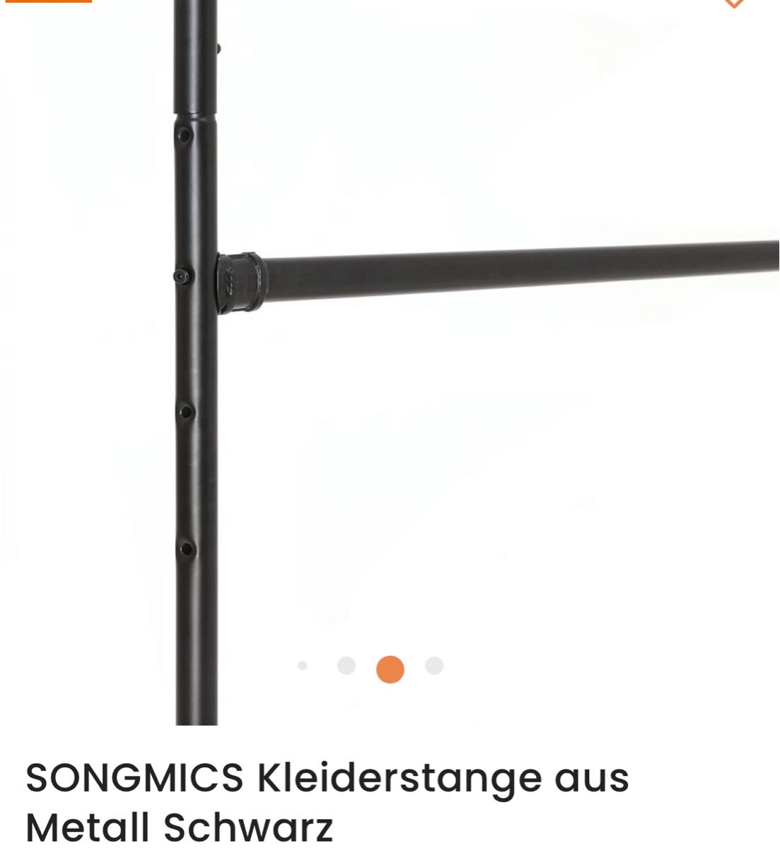 Altro in Decorazioni & Accessori: 2x SONGMICS Kleiderständer aus Metall schwarz – Usato da Zürich venduto da Luerika 6