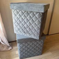 2x Hocker mit Stauraum DEPOT